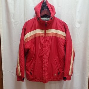 Women's Vintage 90s Airwalk Red Hooded Jacket